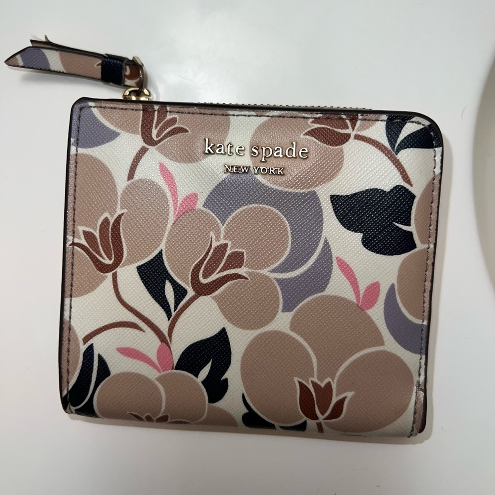 Kate Spade Purple Floral Wallet